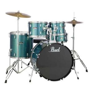 1563794286753-Pearl, Drum Set, 5 Pcs, Roadshow, WStands & Cymbals -Aqua Blue Glitter RS525SCC.jpg